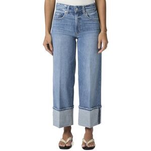 PAIGE Women's Straight Leg Jeans - Light Blue